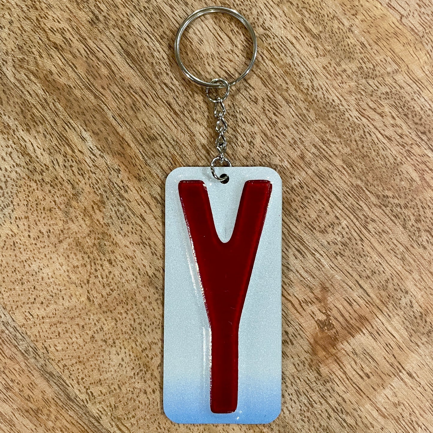 Personalized License Plate Letter Keychain – Transportation Birthday Party Favor – Car & Truck Theme – Custom Initial Gift for Kids