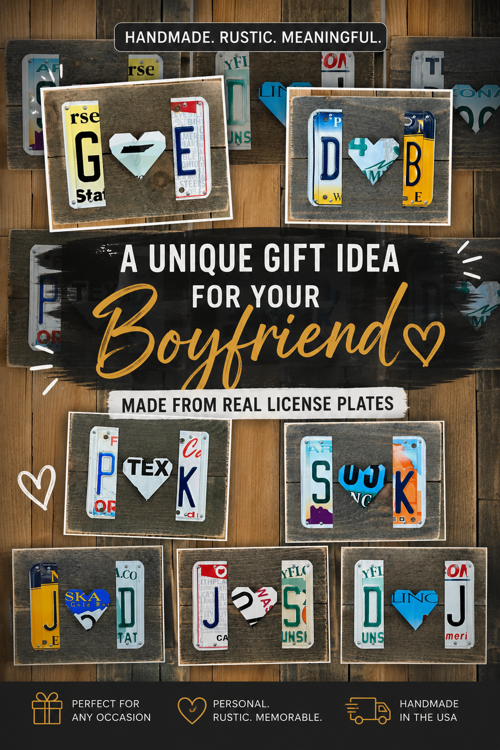Gift for Boyfriend or Girlfriend | Personalized Anniversary Gift for Him or Her